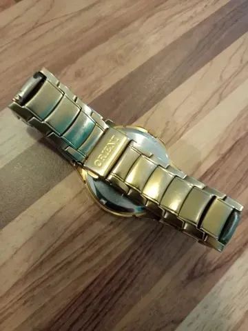 Relógio Masculino Orient Dourado - LUXO - Foto 4