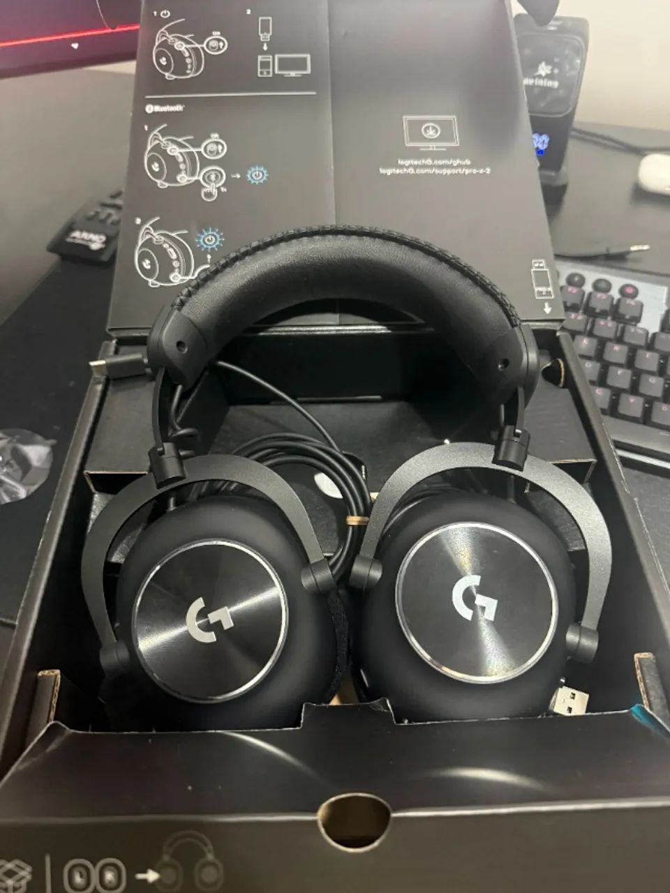Headset Gamer Sem Fio Logitech G Pro X 2 Lightspeed - 1 mes de uso