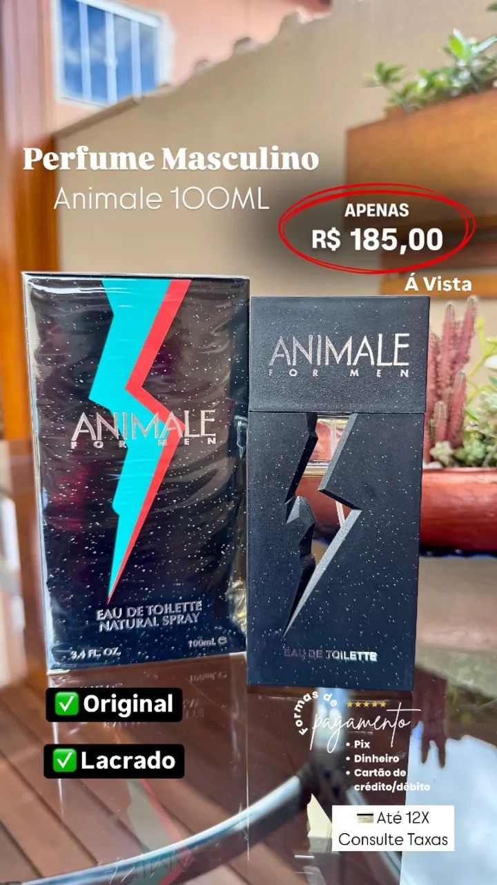 Perfume Animale 100ML Original Lacrado  - Foto 2