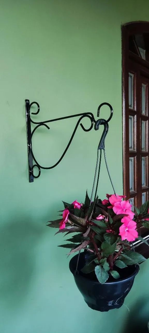 Suporte para vaso de planta forjado. - Foto 3