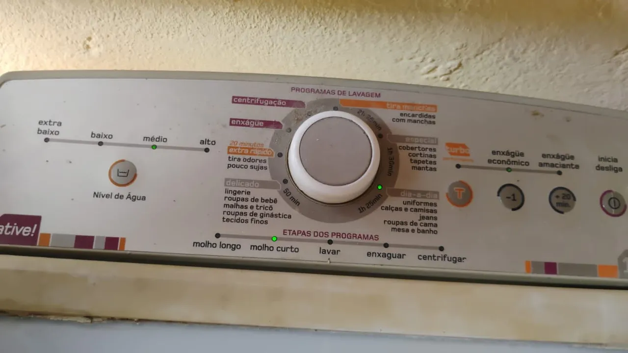 Máquina de Lavar Roupa Automática