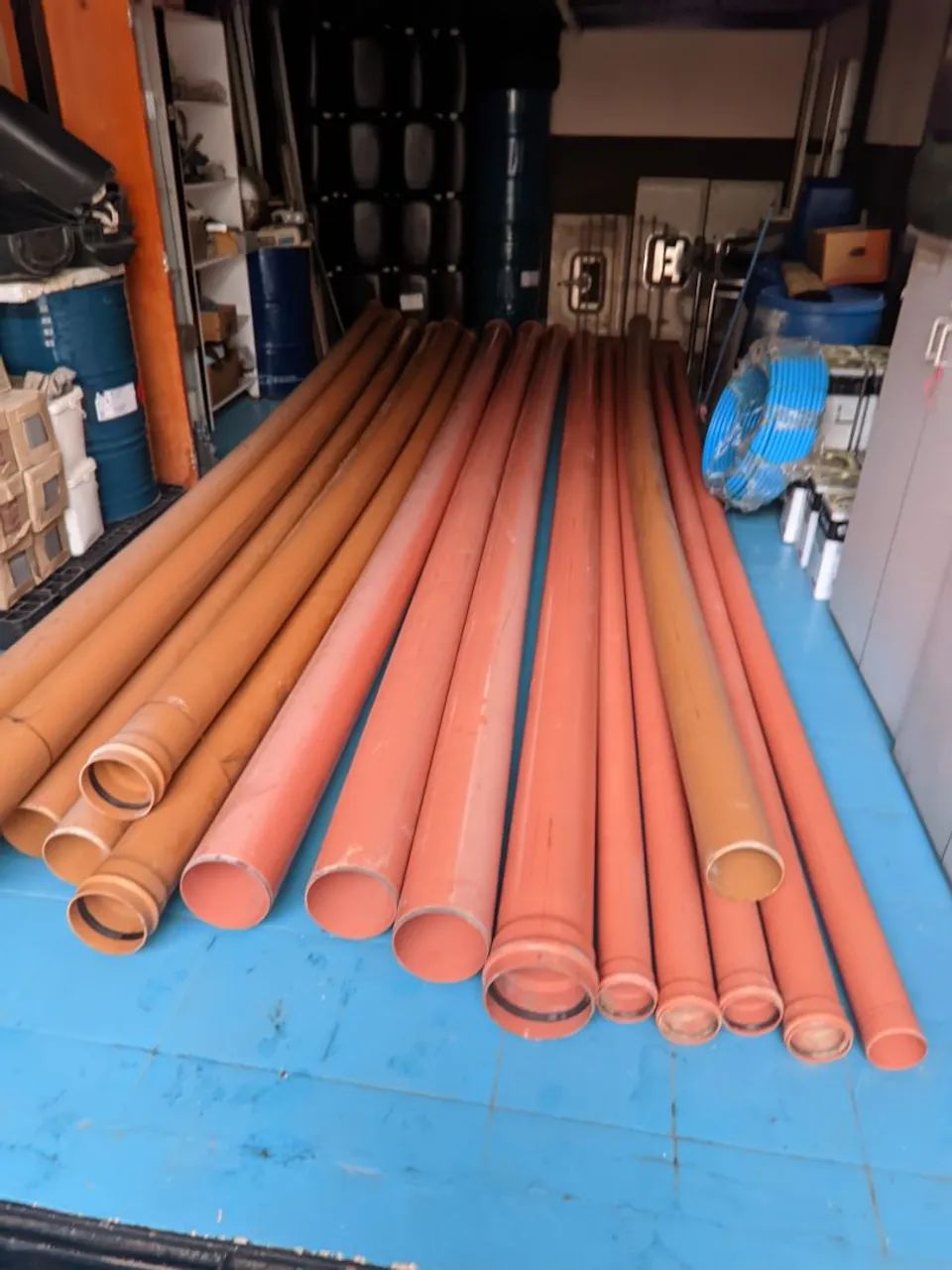 Canos esgoto laranja 100 mm ou 4 polegadas  - Foto 6