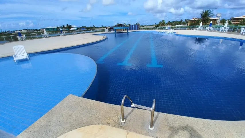 Villa das Águas. Apartamento térreo frente lago na Praia do Saco