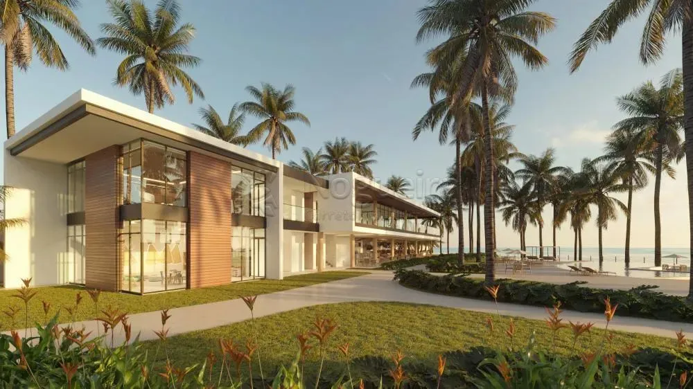Flats 3 quartos a beira-mar em Carneiros