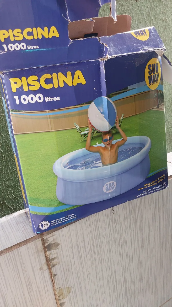 Piscina Infantil 1000 Litros Sun Way
