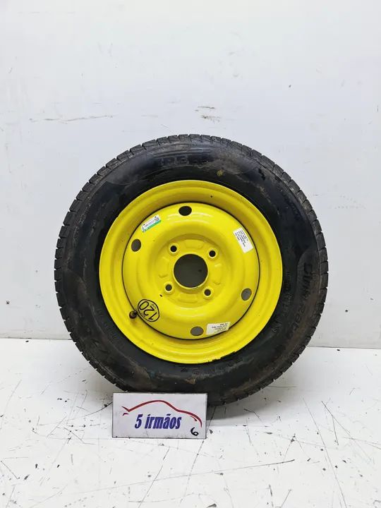 Roda Estepe Fino Aro 13 165/70 Chery Qq 1.0 2018/2019 - Foto 5