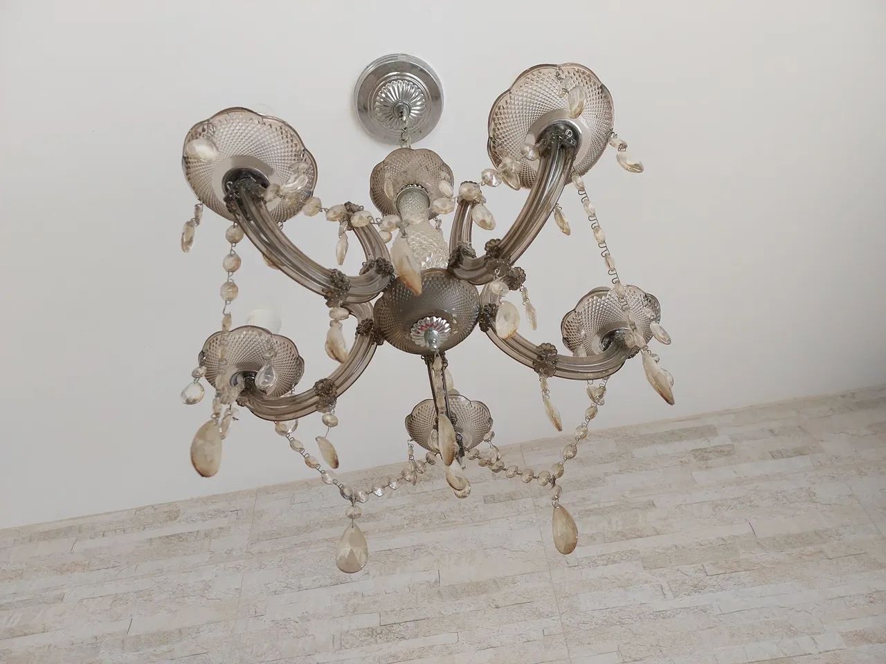 Lustre de cristal clássico - Foto 2