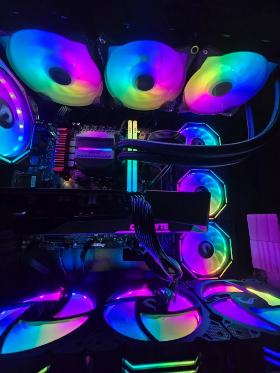 Computador Gamer C/ Wifi SSD 1TB 32GB DDR4 Fonte modular todo completinho
