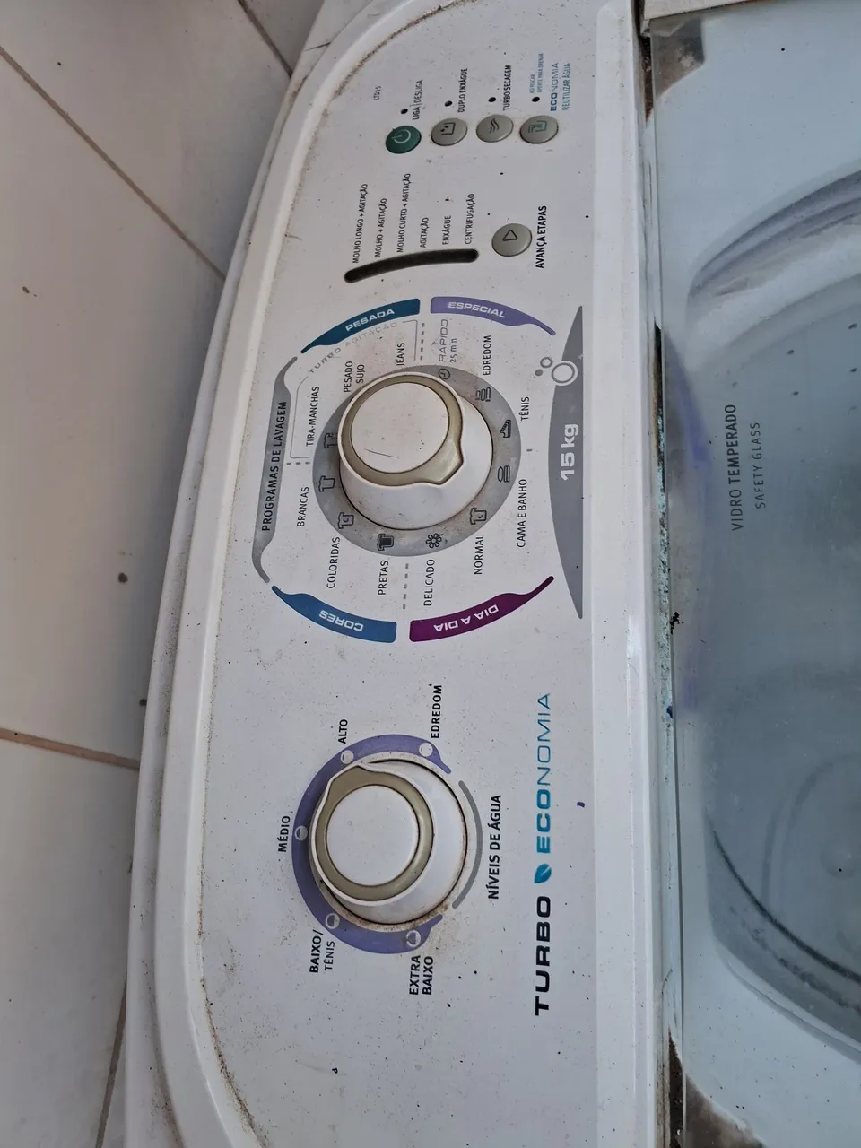 Máquina de Lavar Turbo Econômia 15kg