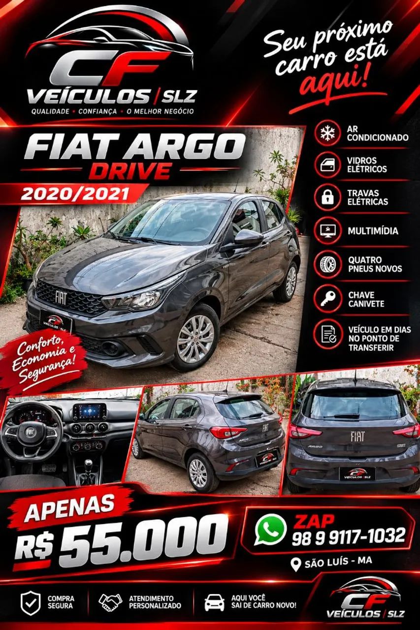 Fiat Argo ARGO DRIVE 1.0 6V Flex 2021