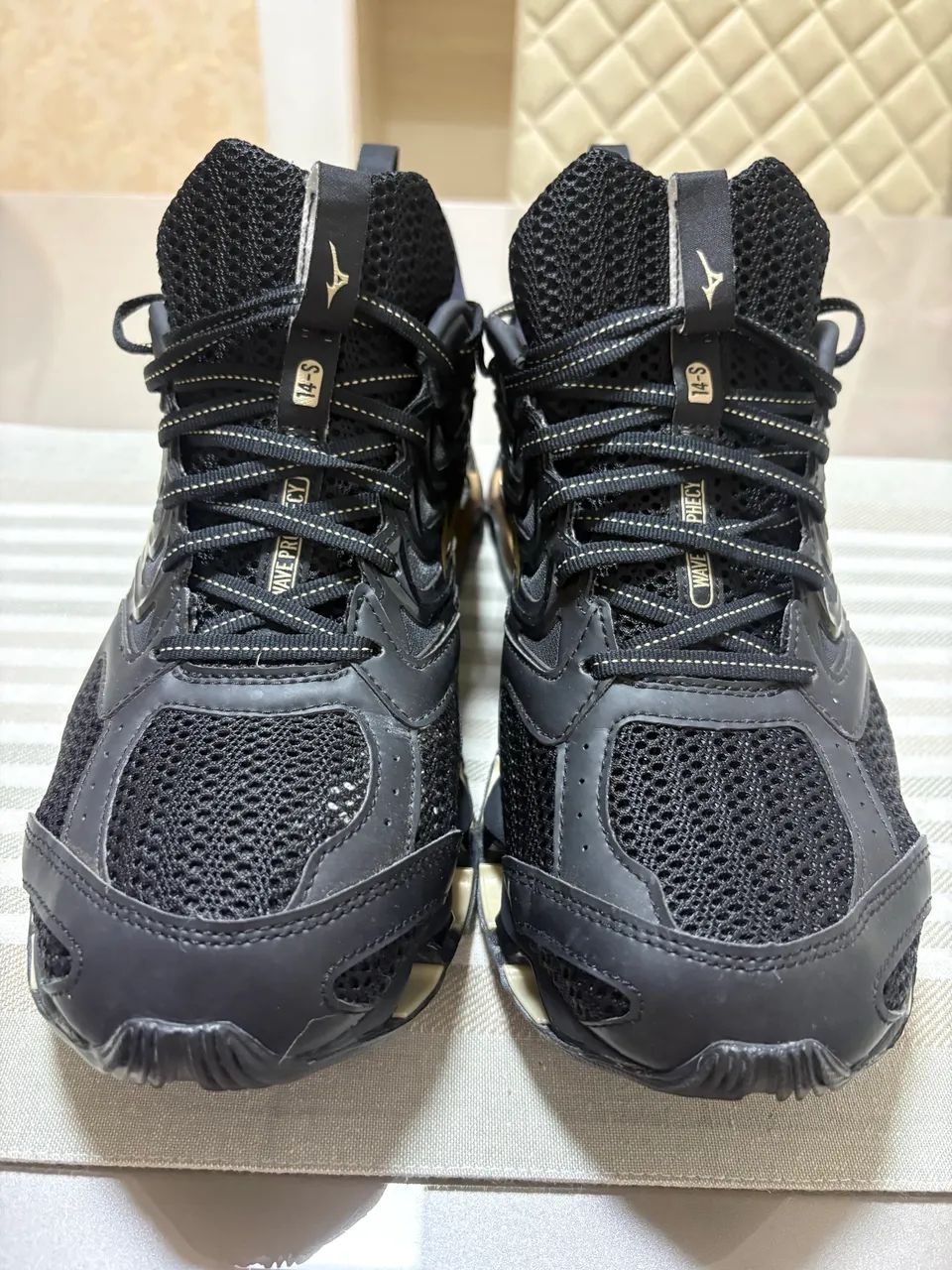 Tênis Mizuno Wave Prophecy 14 S 43 Preto - Foto 4