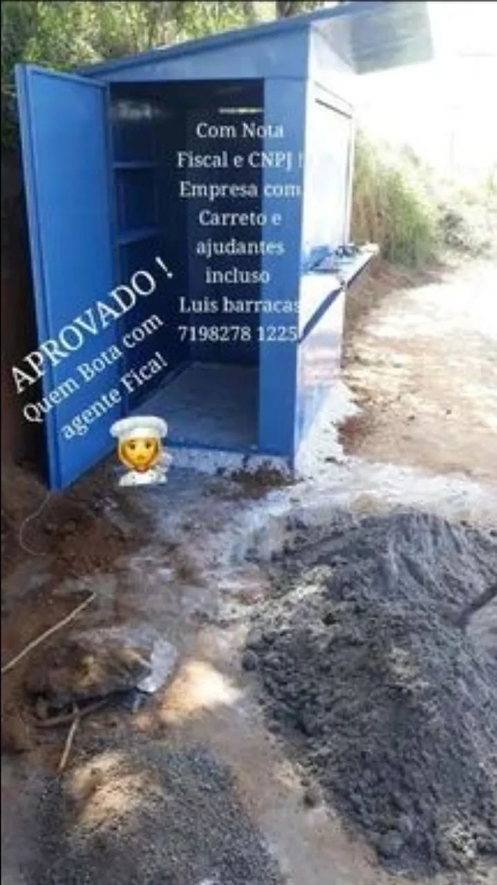 Barraca Fábrico todos os tamanhos 