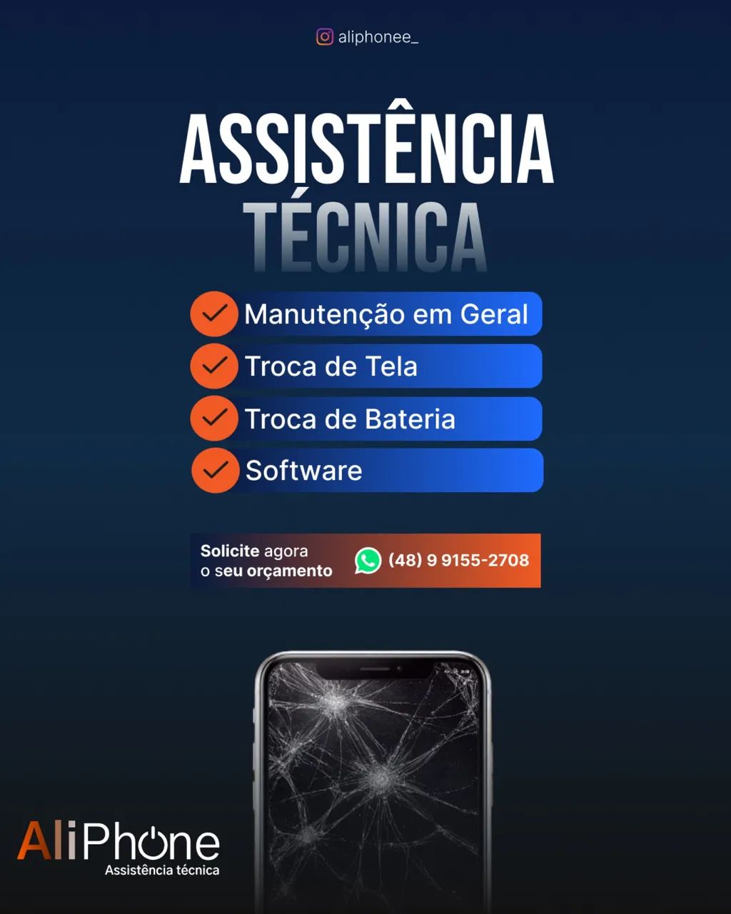 Manutenção de celular 