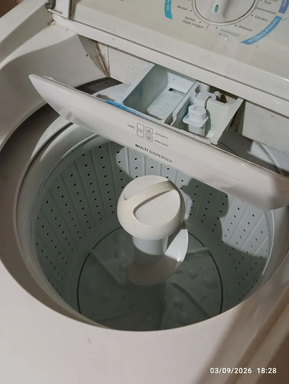 Máquina de lavar Eletrolux LTE09 9kg com defeito simples. - Foto 3
