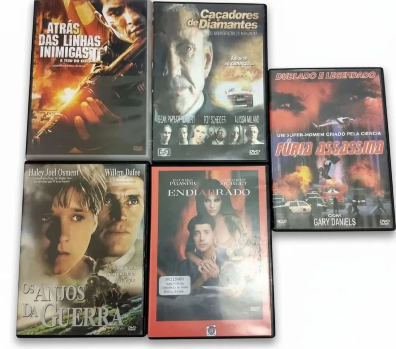 Kit 5 DvD Filmes 