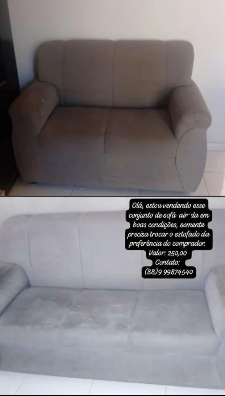 Sofá 2 e 3 lugares