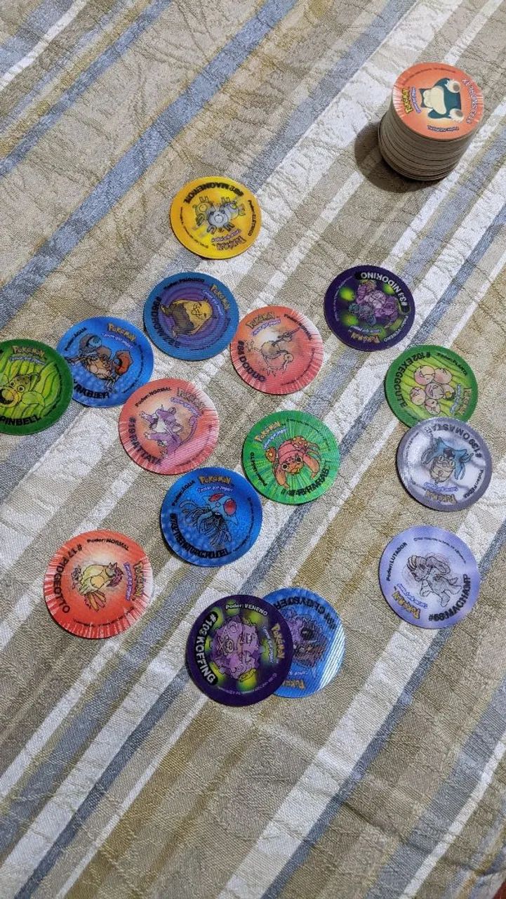 14 evolutazos em perfeito estado Pokemon tazo - Foto 3