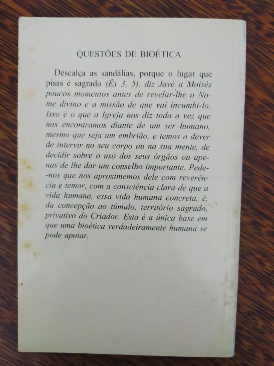 Questões de Bioética de Jaime Espinosa - Foto 2