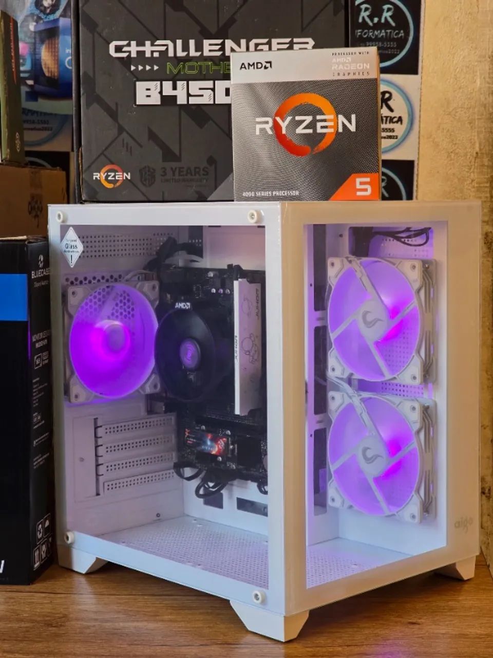 PC GAMER Ryzen5 e Monitor Novo Zero - Foto 5
