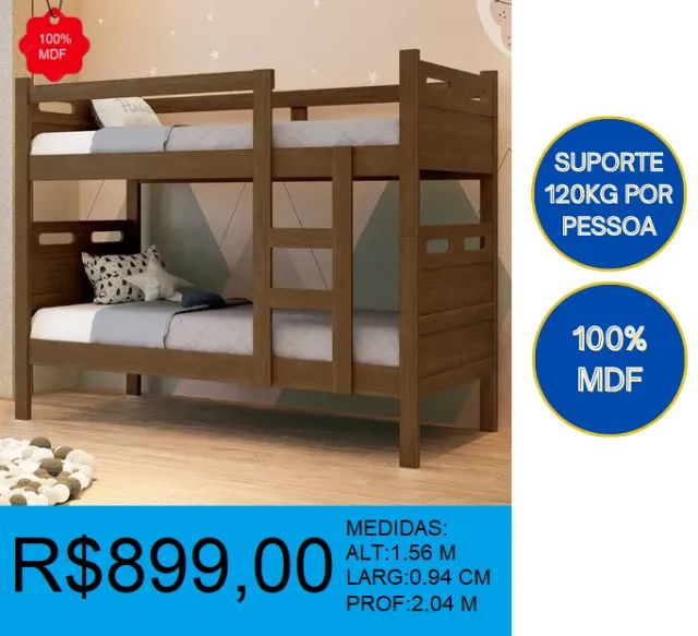 Beliche 100%mdf reposição - compre hoje e receba em até 72h - Foto 2