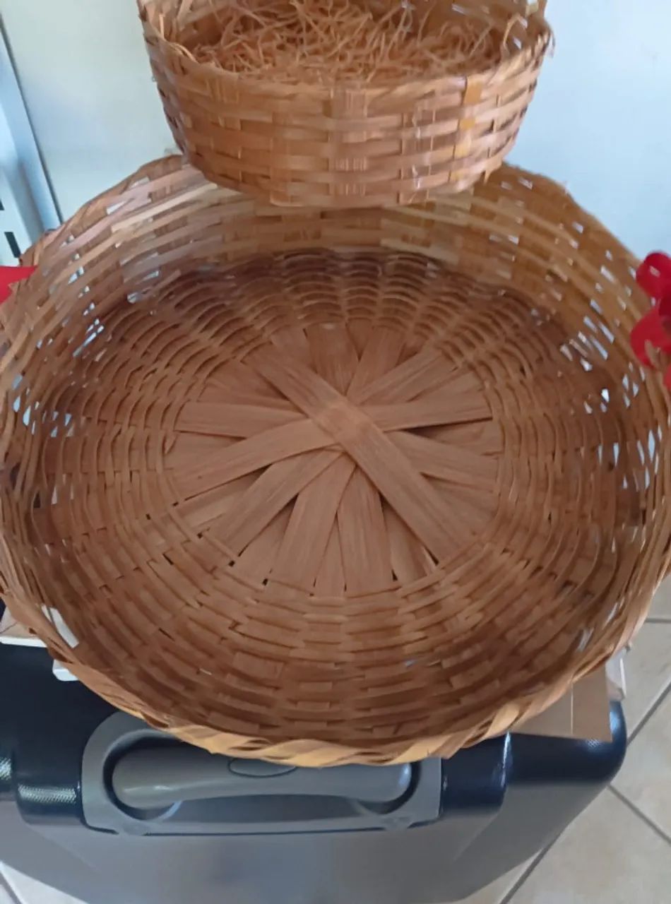 Cestas para presentes, vime. - Foto 4