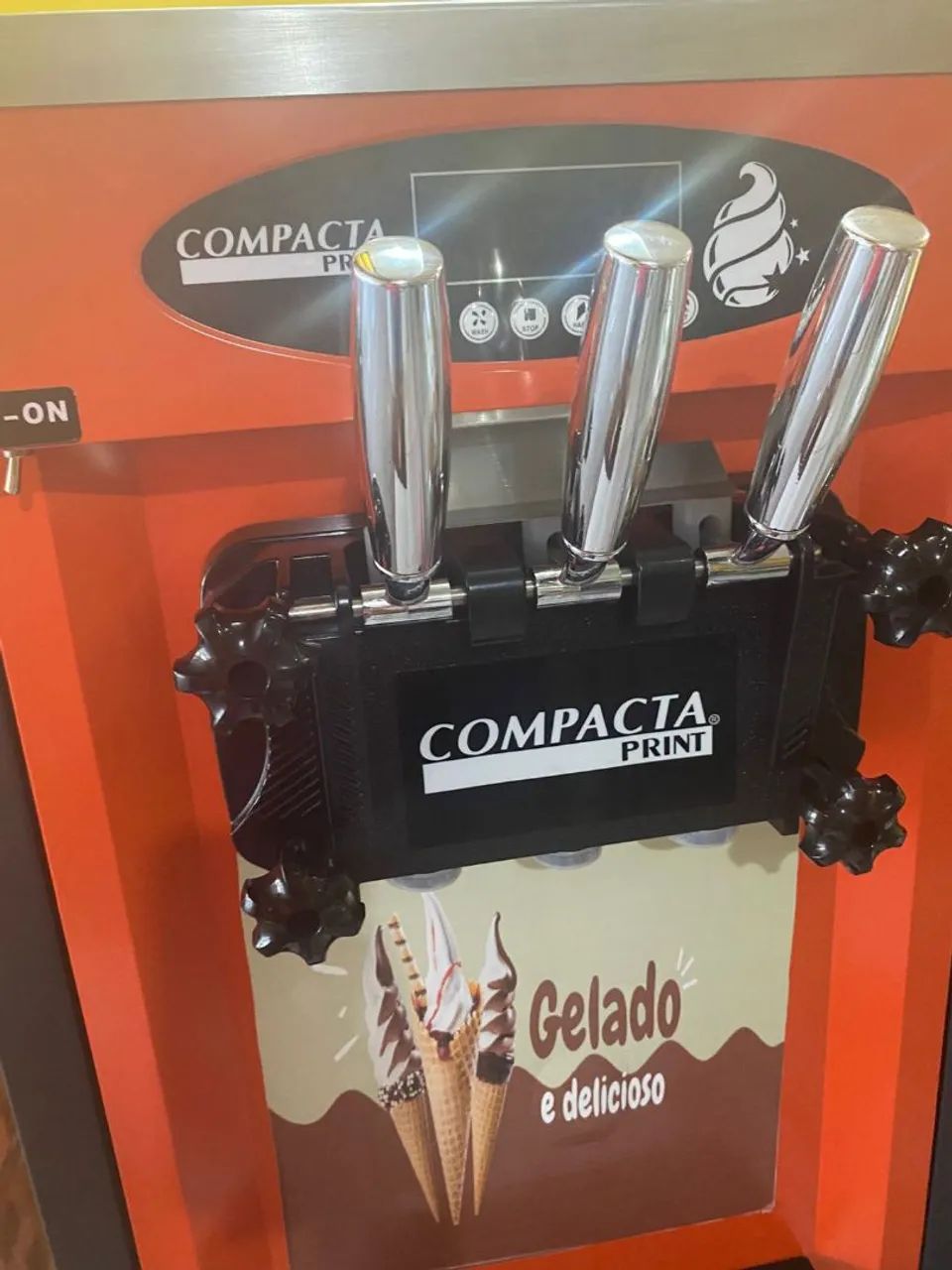 MÁQUINA DE SORVETE COMPACTA PRINT - Foto 3