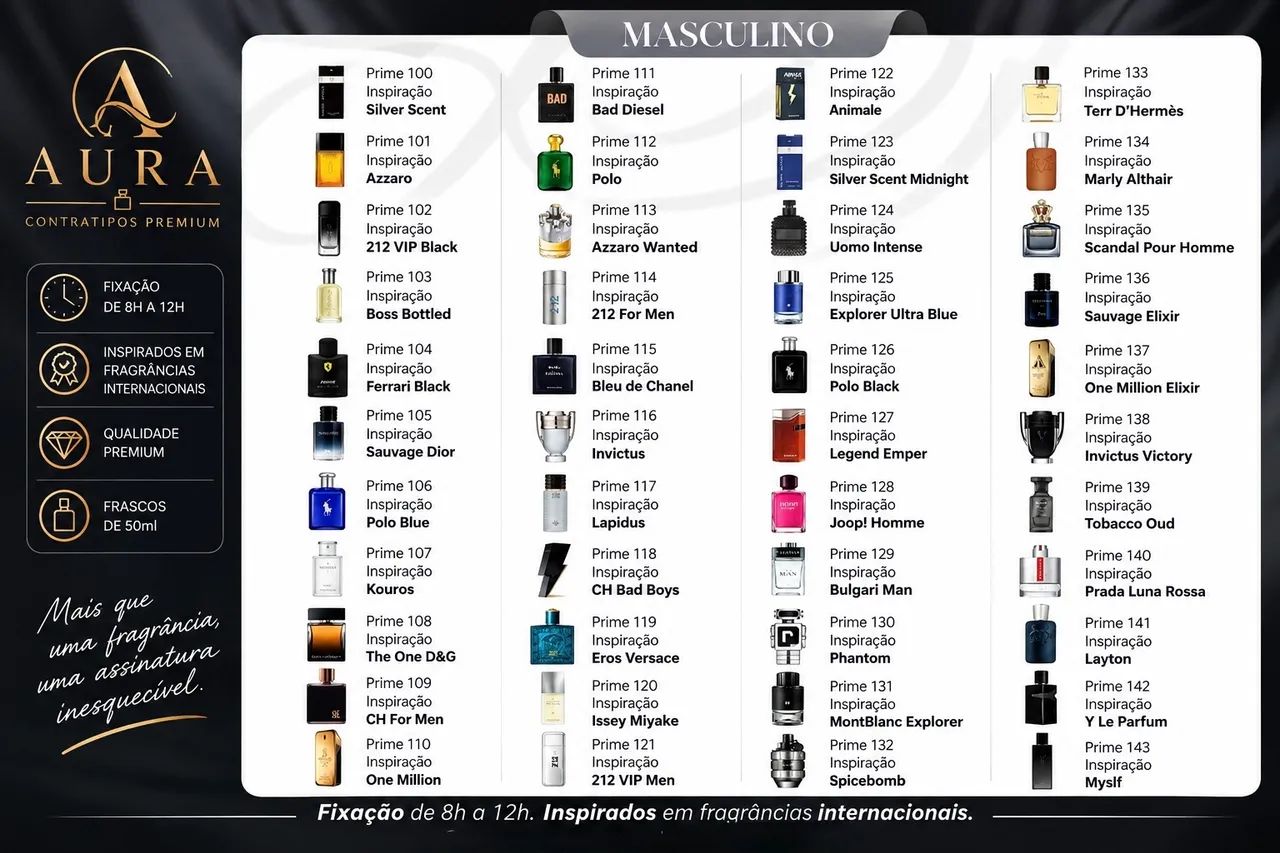 Perfumes Aura- contratipos Premium  - Foto 3
