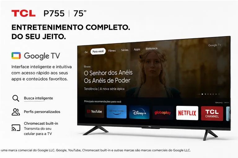 É  PRA VENDER SÓ HOJE ! TV 75 NOVA !  - Foto 3
