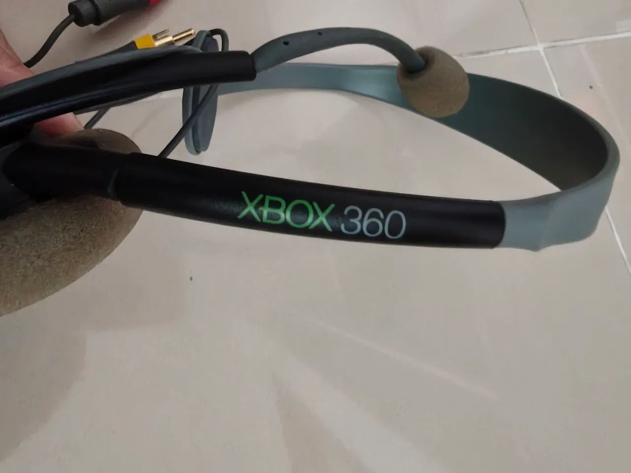 Fone e Cabo áudio e video originais Xbox 360 - Foto 3