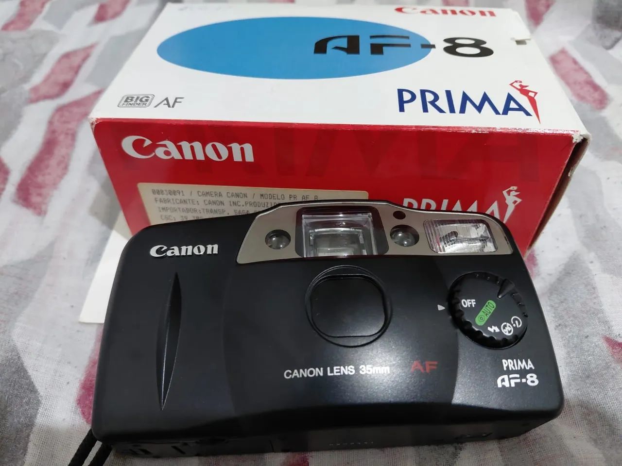 Câmera analógica Canon Prima AF-8