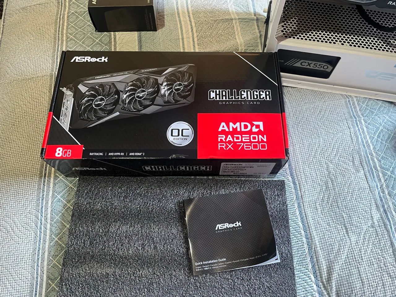 PLACA DE VÍDEO RX7600 oc 