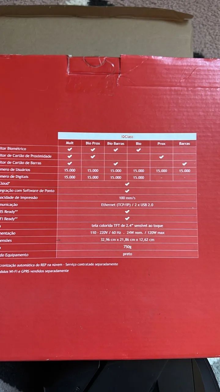 Registrador De Ponto Eletrônico Idclass - Foto 2