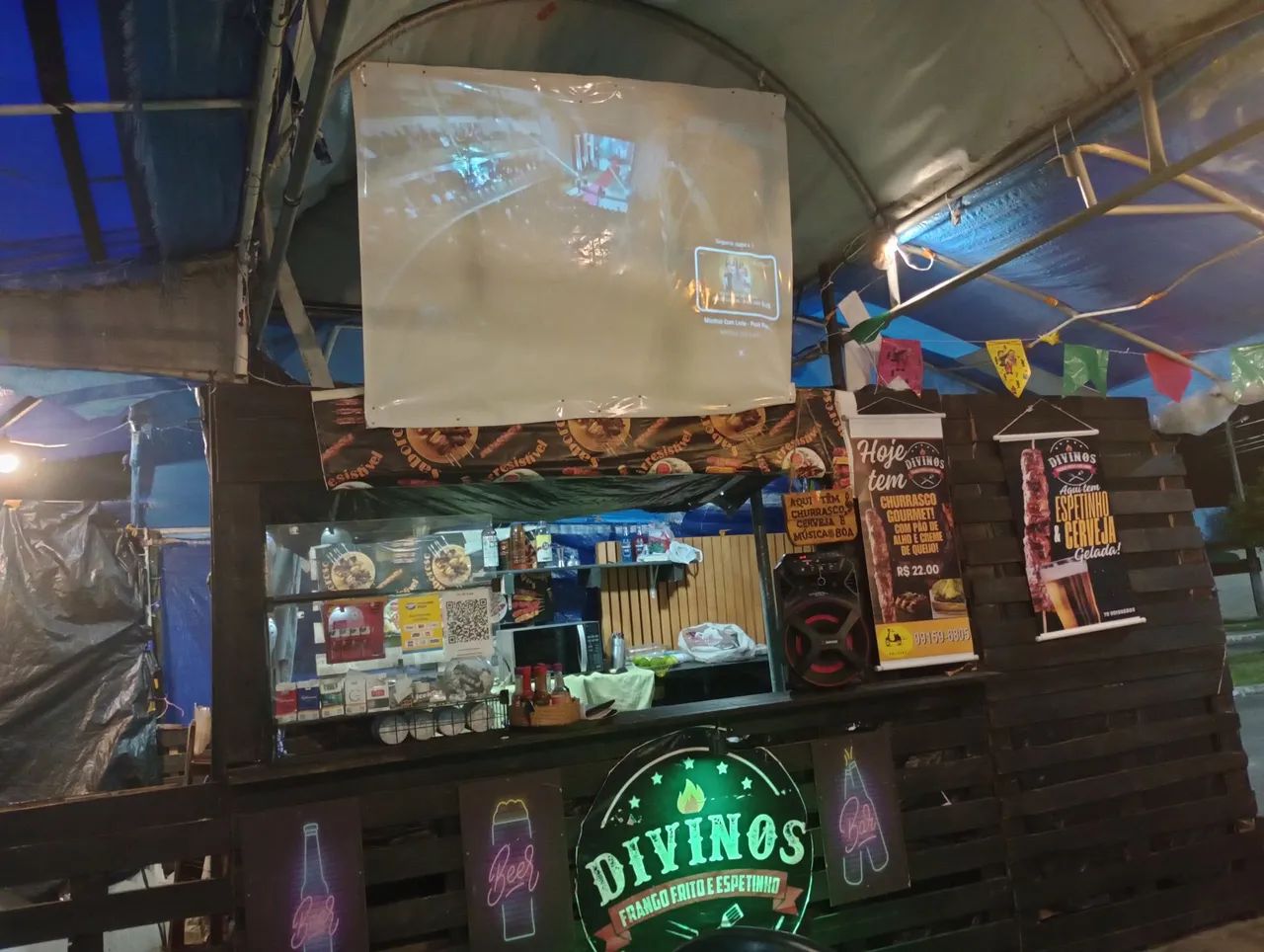 ALUGO QUIOSQUE DE ESPETINHO E BAR, COM 5 MESAS, UMA GELADEIRA E CHURRASQUEIRA - Foto 3