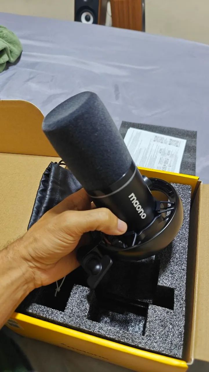 Microfone Dinâmico Maono P200W Híbrido (O mais completo) - Foto 2