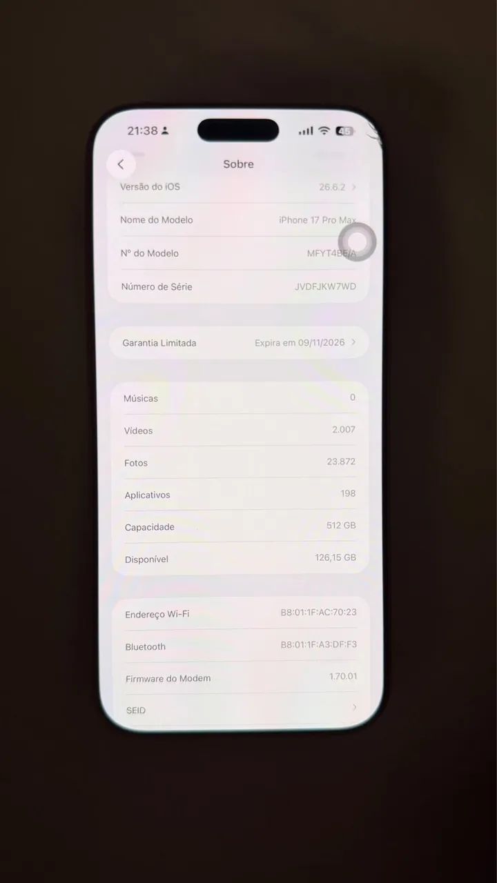 Vende IPhone 17 Pro Max 526gb - Foto 4