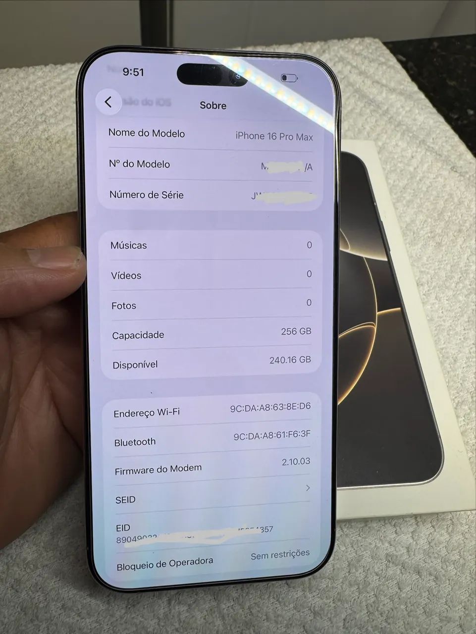 iPhone 16 pro max ( bateria 96%) - Foto 5