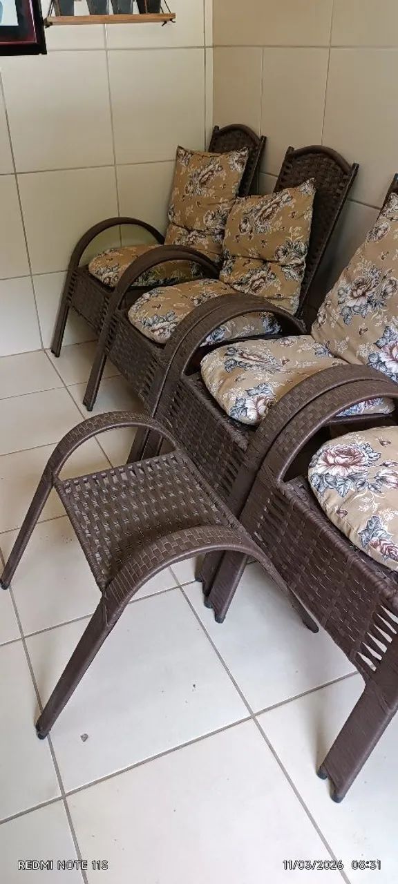 Conjunto de terraço semi novo  - Foto 5