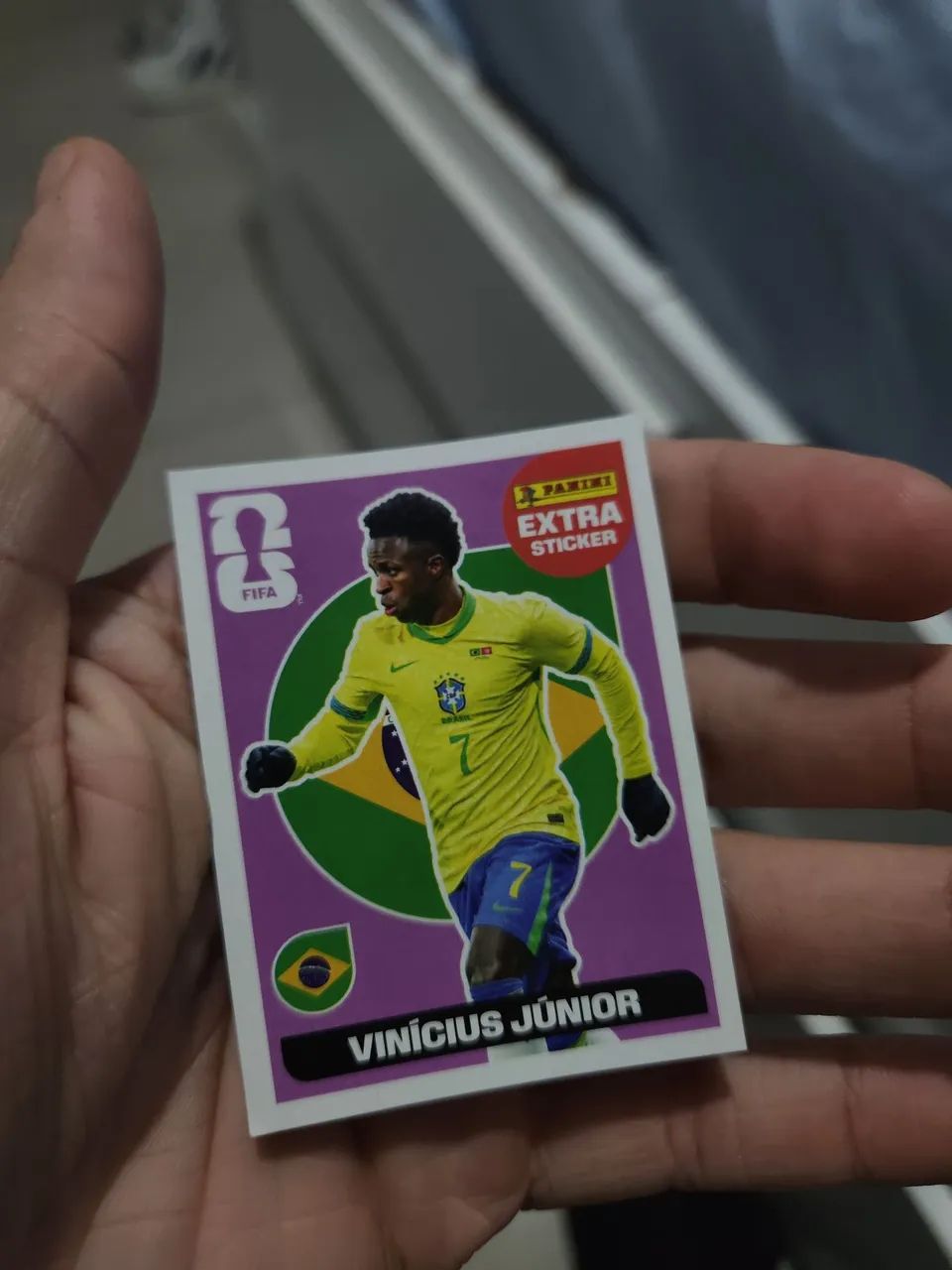 Figurinha Legend Copa 2026 Colecionável Vini Jr