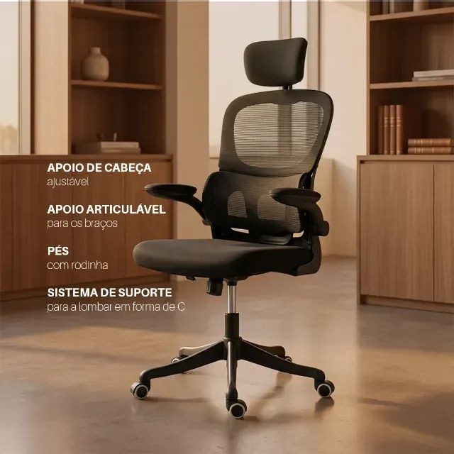 Cadeira Ergonômica de Escritório - Foto 5