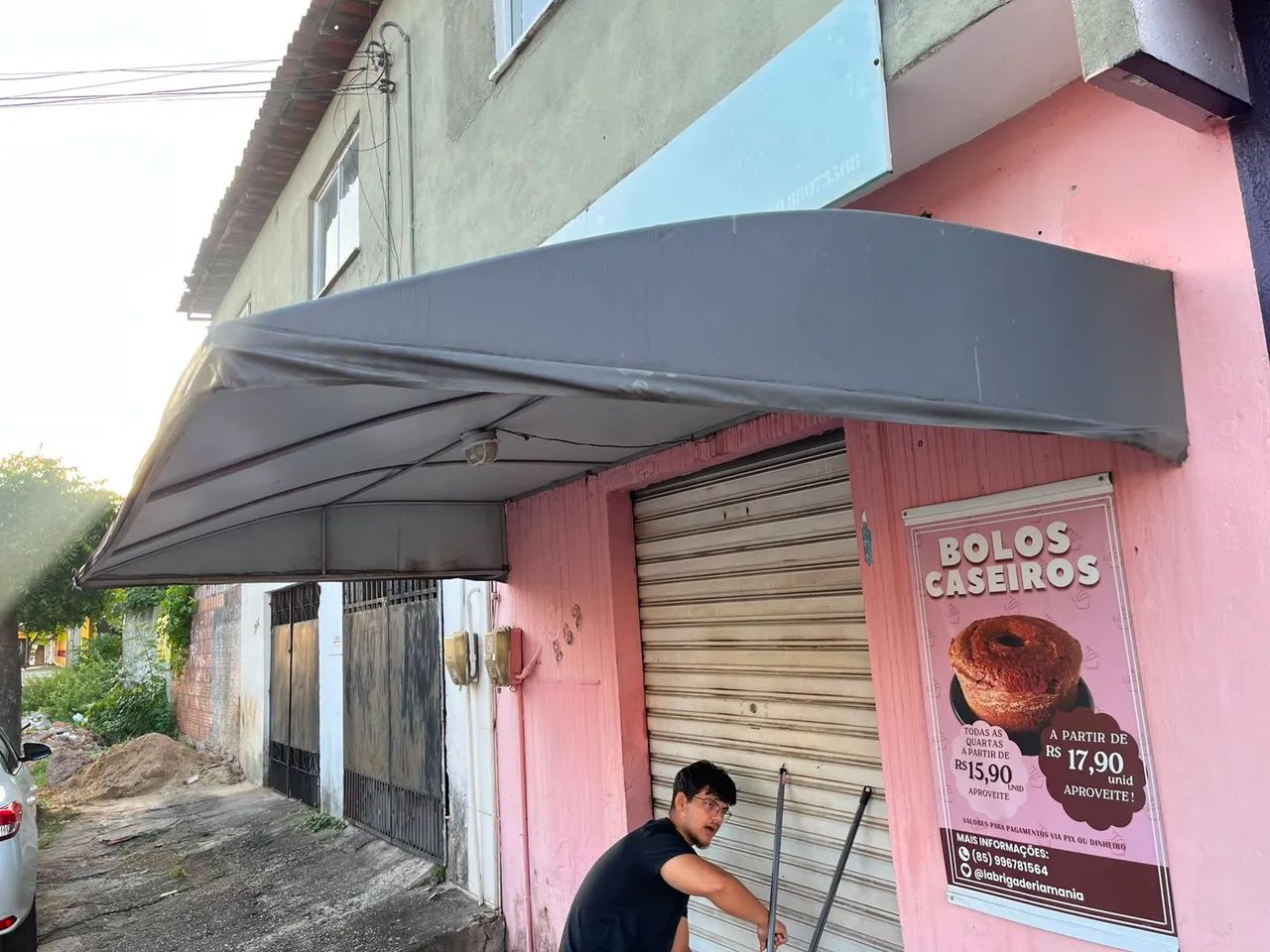 Toldo para loja