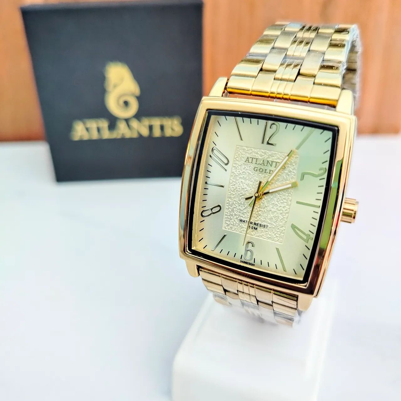 Relógio original prova de água atlantis gold  - Foto 3