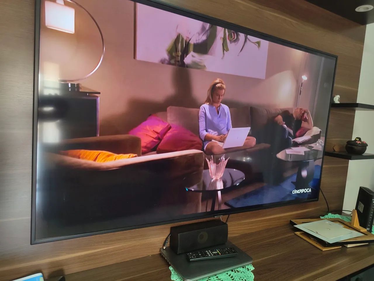 Vendo televisão 65 polegadas Samsung smart 4K  - Foto 5
