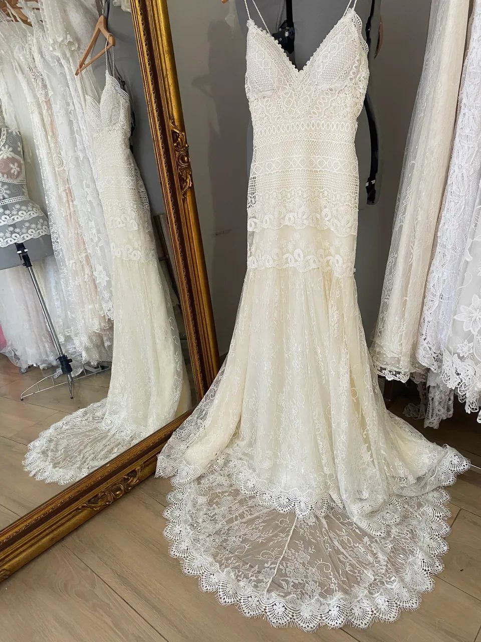 Vestido de noiva boho chic 