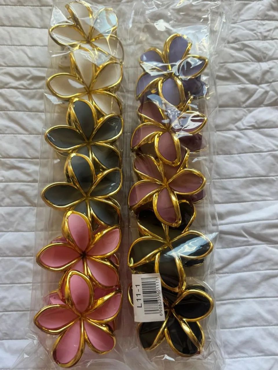 Prendedor de cabelo Grande flor - Foto 5