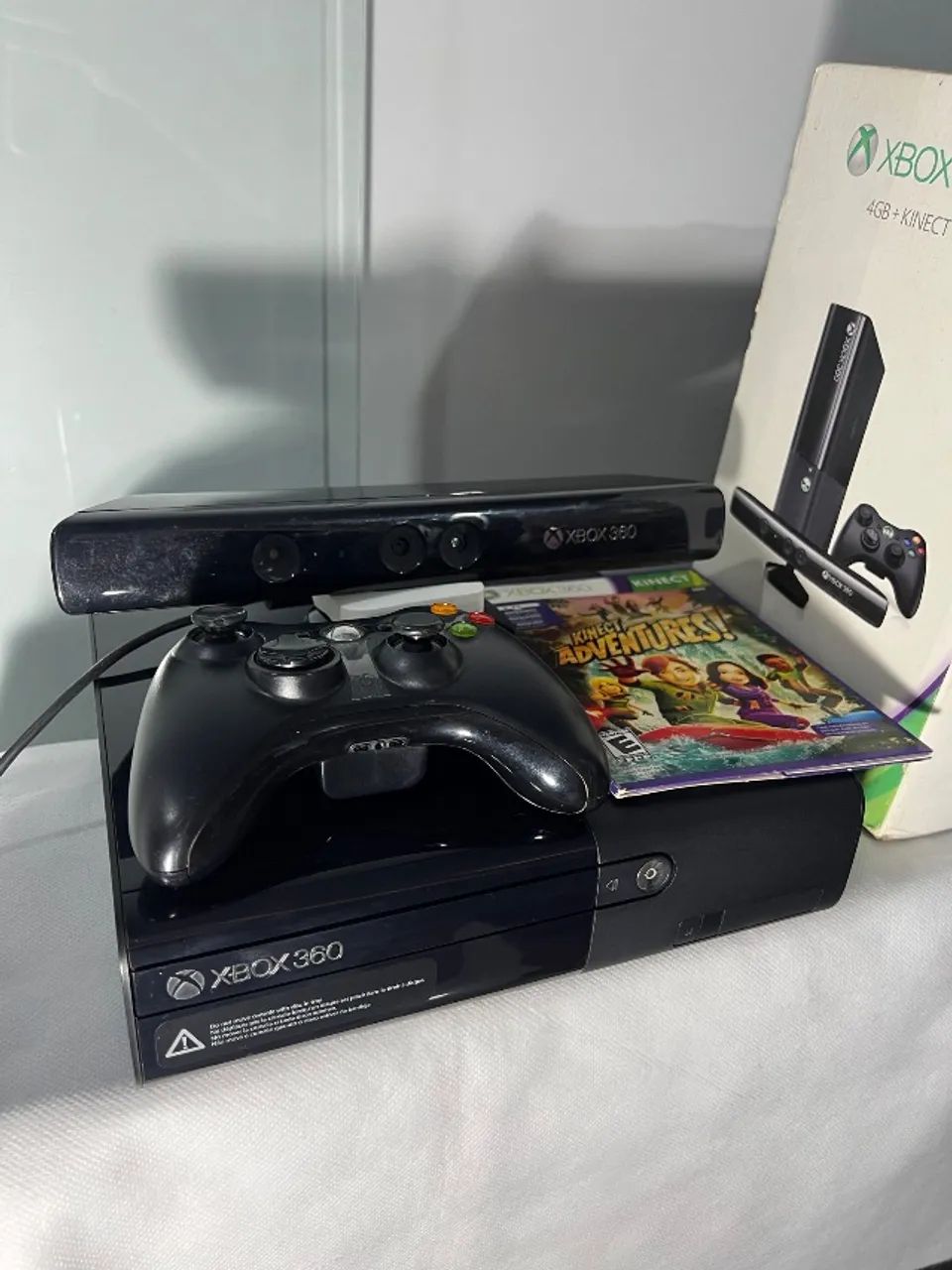 Xbox 360 completo com Kinect + Jogo - Foto 2