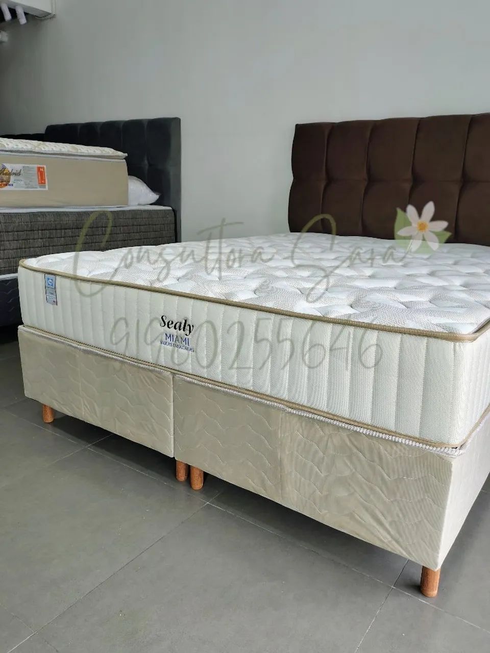 CAMA BOX MIAMI MODELO PREMIUM DISPONÍVEL À PRONTA-ENTREGA  - Foto 2