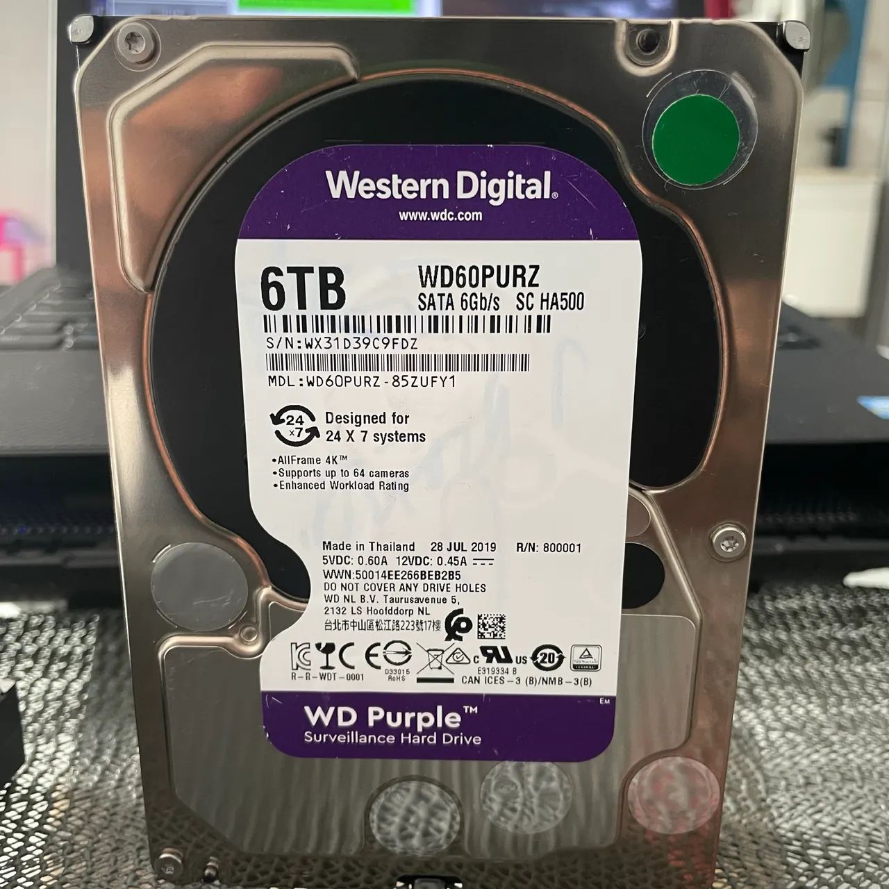 Hd 6 tb 100% Sata 
