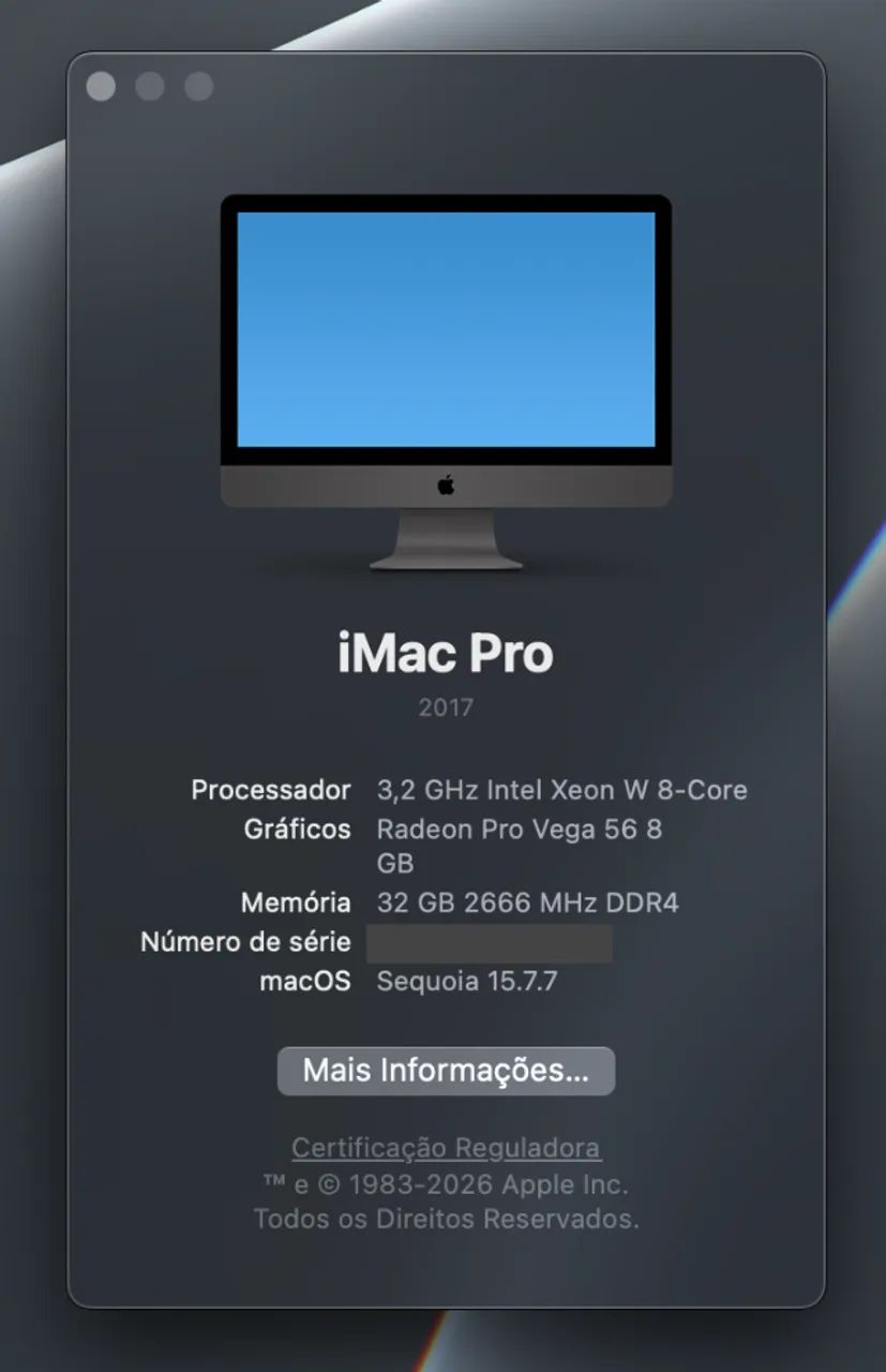 iMac Pro 27? 5K | Xeon 8-Core | 32GB RAM | Vega 56 8GB - Foto 5