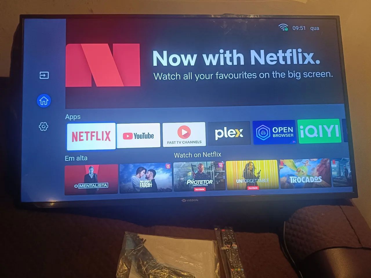 Tv 50 polegadas SMART - nova 3 meses de garantia 
