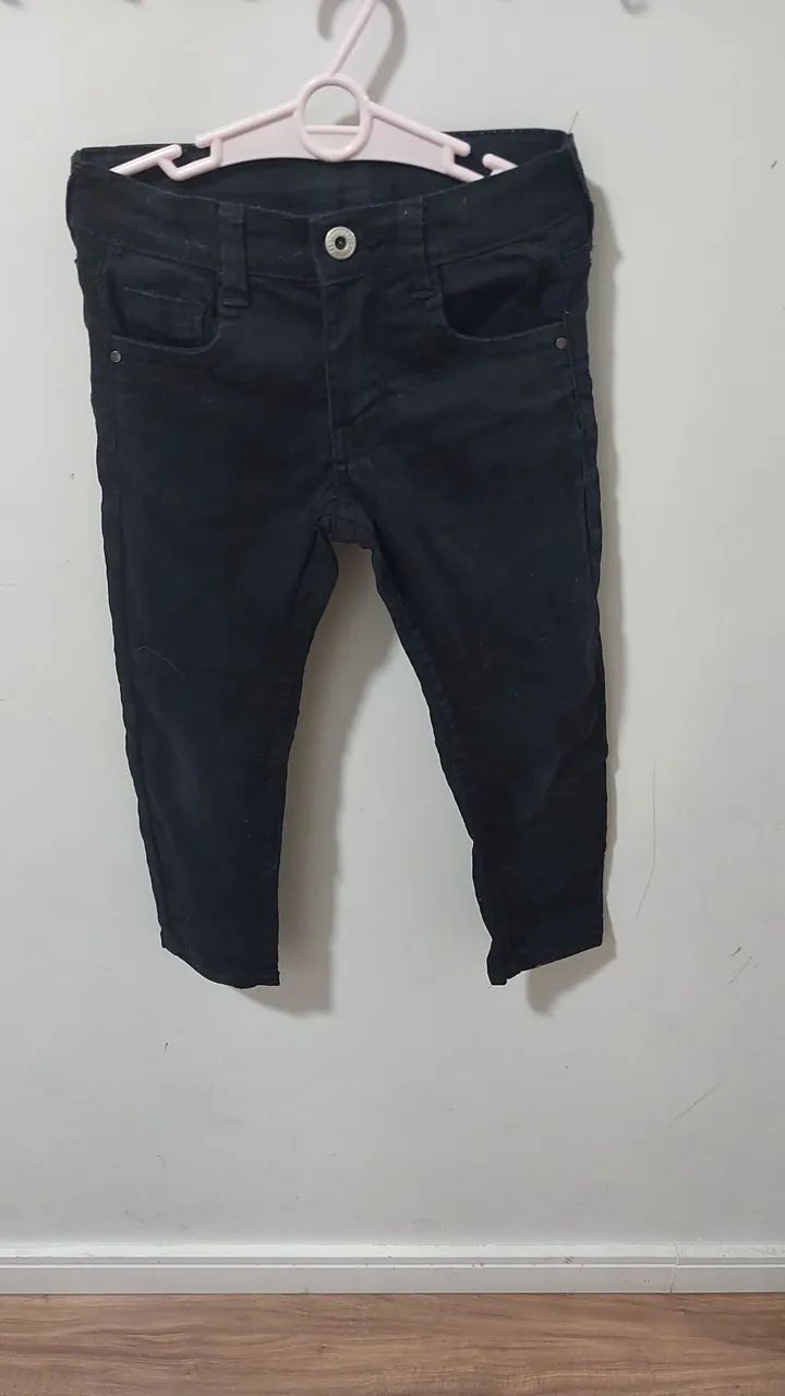 Calça jeans preta infantil 